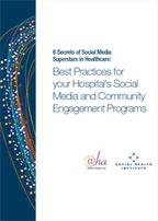 social media best practicies for hospitals book